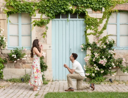 A Surprise Marriage Proposal at Château des Bachelards in Beaujolais